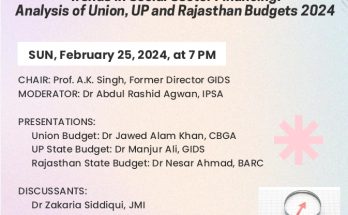 Analysis of Union, UP & Rajasthan Budgets 2024